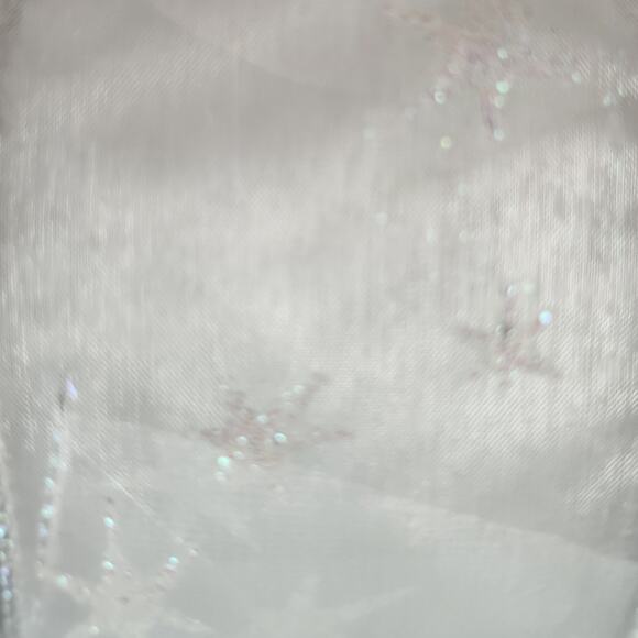 Snowflakes Wired Ribbon 55 Yards, 2.5 Inches Wide Wreaths, Bows, or the Tree NOS - Picture 2 of 4